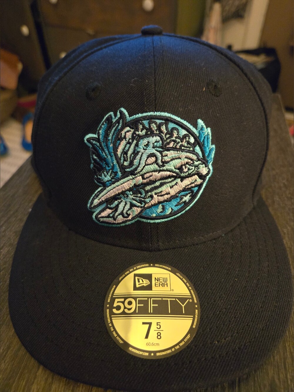 New Era 59Fifty Fitted Hat Whale Fall - by Clinker Josh
